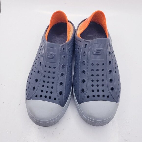 Skechers Gray Guzman Steps Slip On Water Shoes Sneakers Boys Youth Size 4 - Picture 8 of 13
